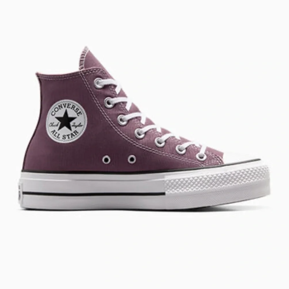 New Converse Chuck Taylor All Star Lift Platform Canvas Trail MixedNatural Ivory - Picture 7 of 14